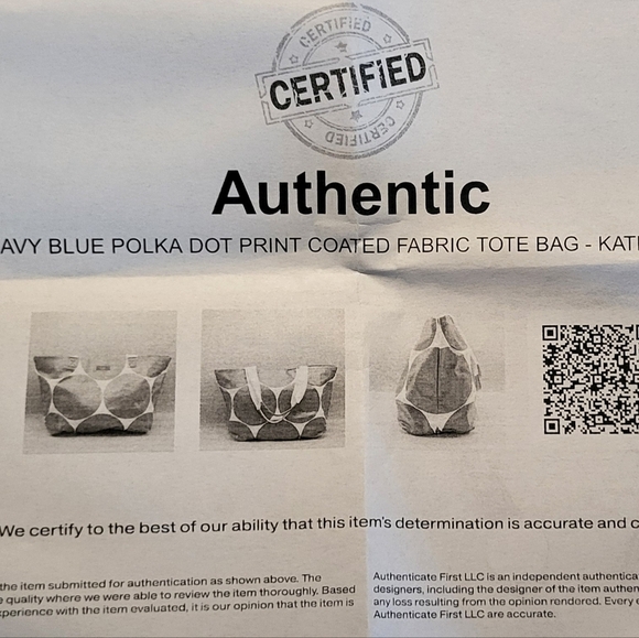 Kate Spade NY On The Go Cotton & Leather Polkadot Tote Bag - Picture 3 of 15